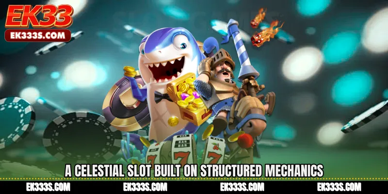 A celestial slot built on structured mechanics