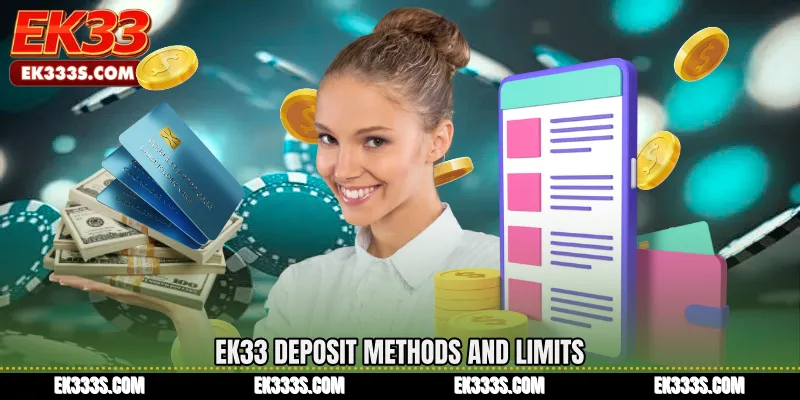 EK33 Deposit Methods and Limits