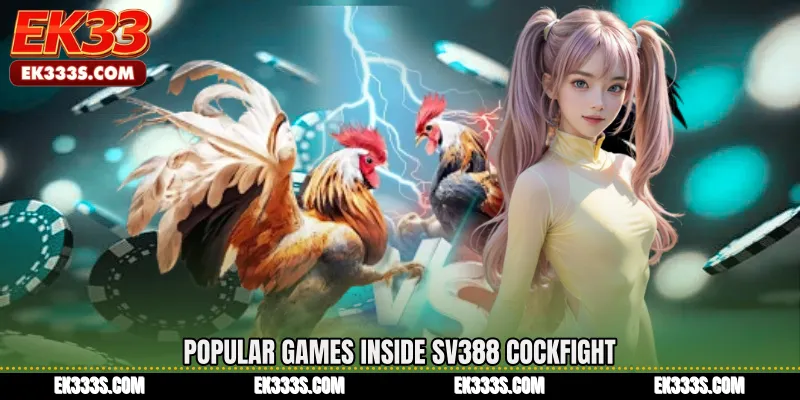 Popular Games Inside SV388 Cockfight